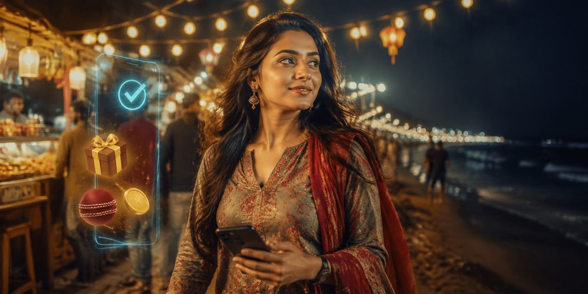 কক্সবাজার সমুদ্র সৈকতে একজন ব্যবহারকারী 342 - তে ক্রিকেট বেটিং উপভোগ করছেন