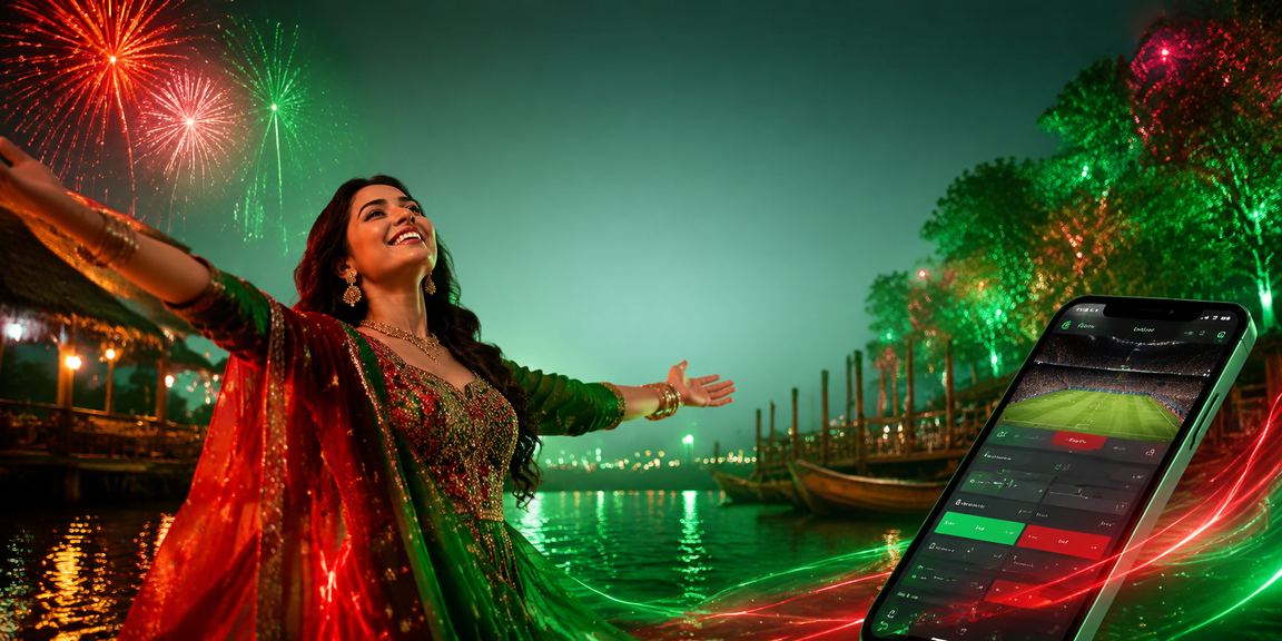 খুলনার একজন ব্যবহারকারী 342 - তে স্পোর্টস বেটিং উপভোগ করছেন লাল সবুজ পরিবেশে